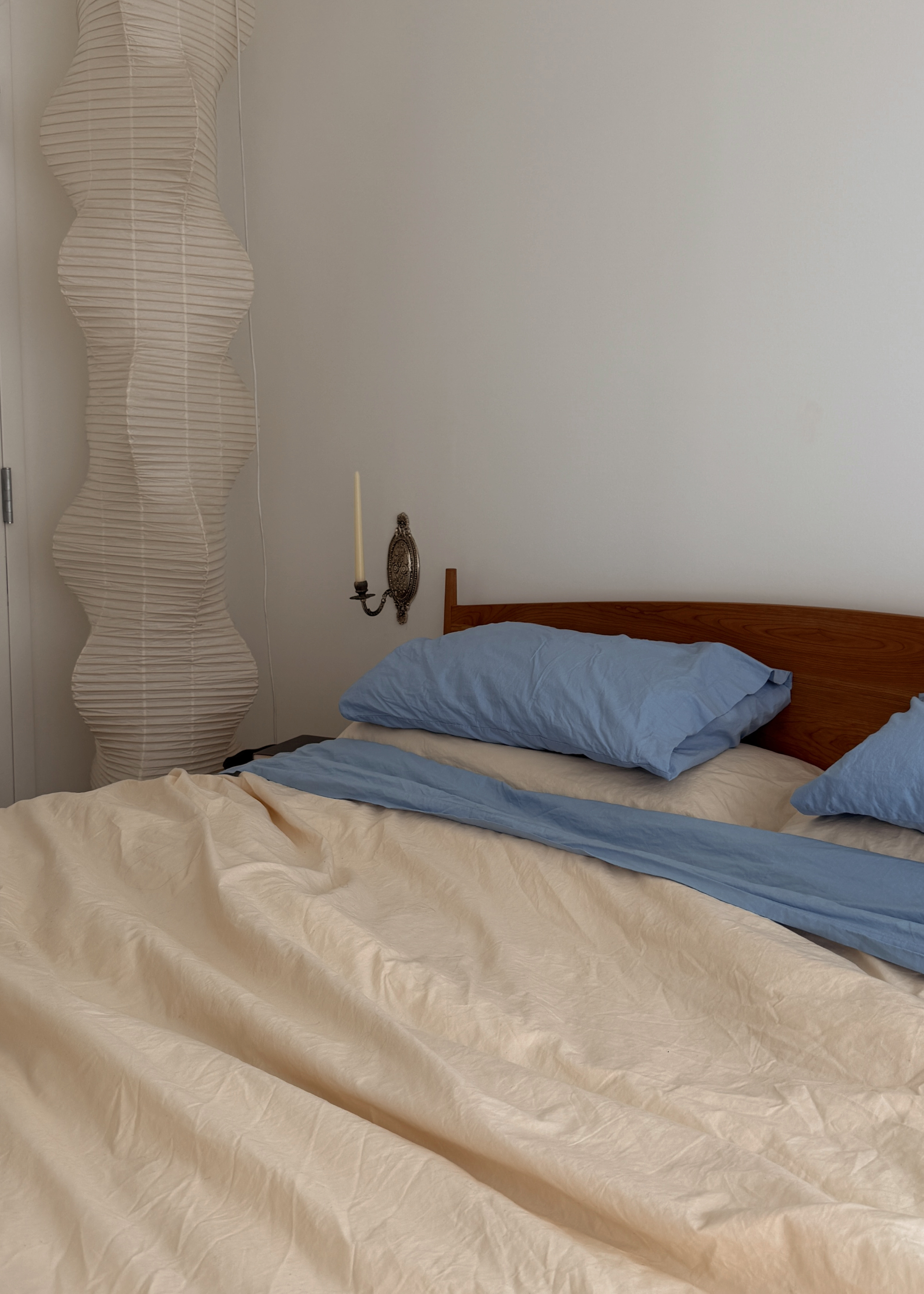 Vanilla 100% Organic Cotton Percale Duvet Cover