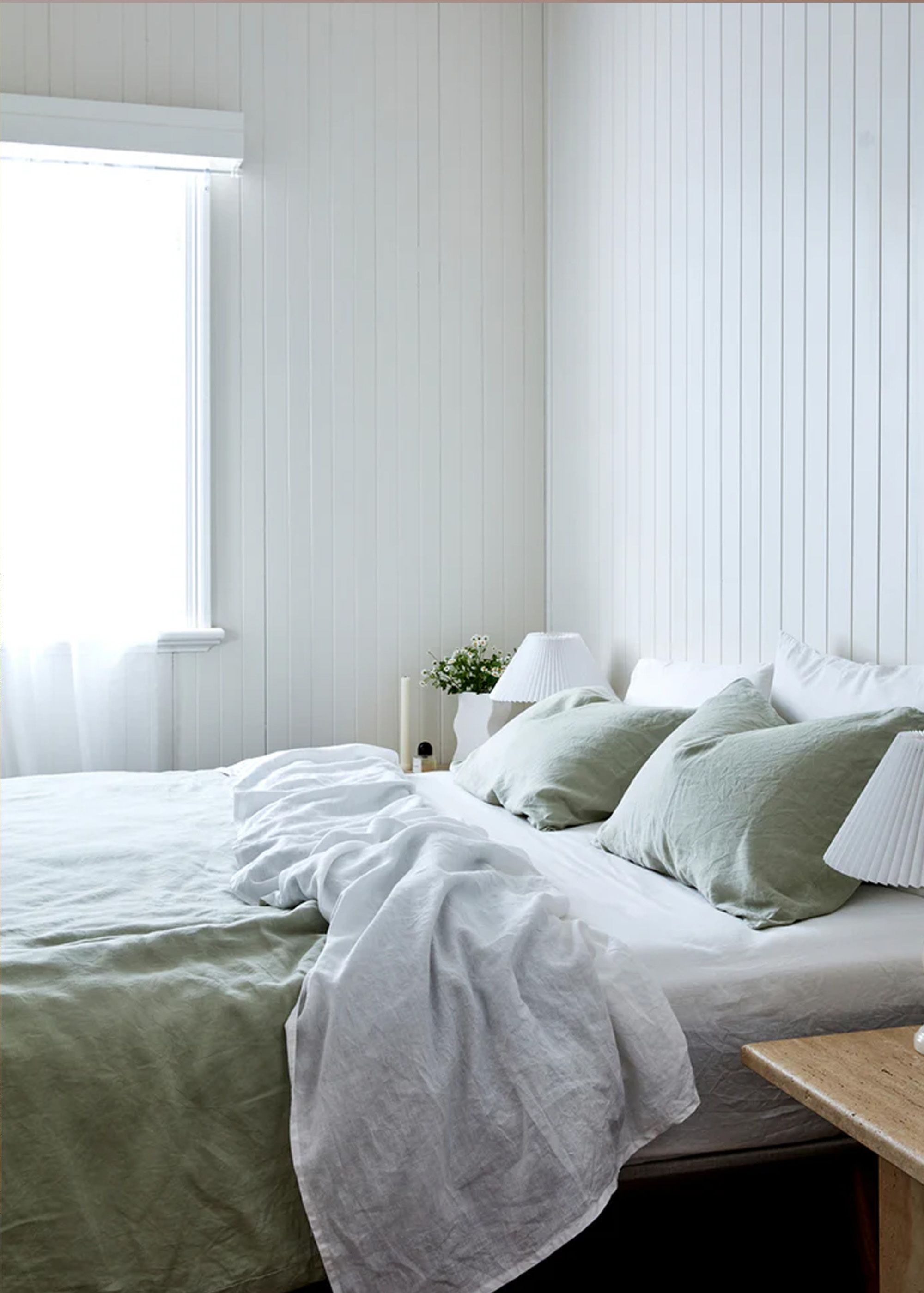 Sage & White Bedding Bundle