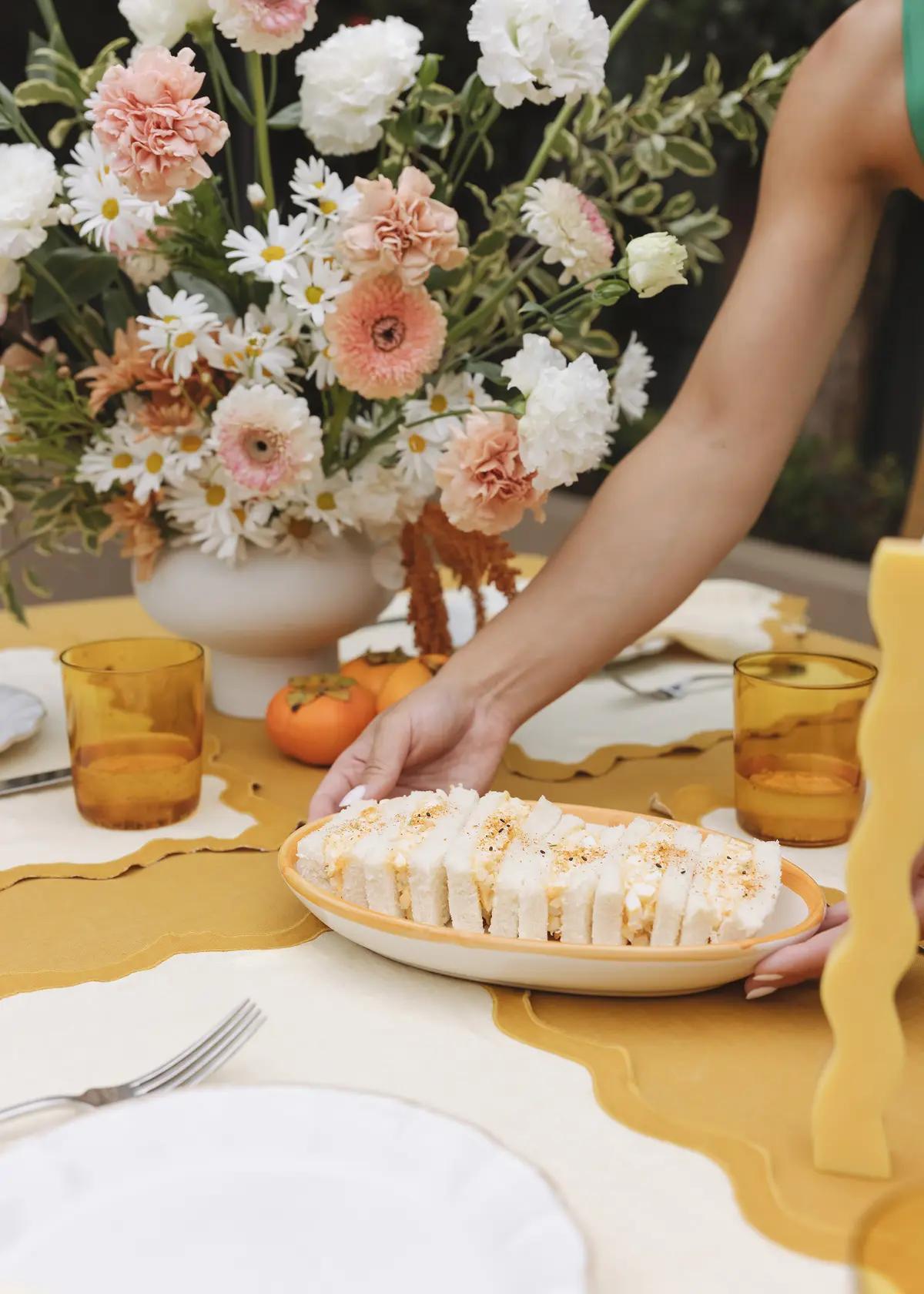 Turmeric 100% French Flax Linen Tablecloth