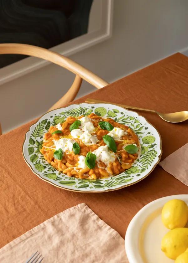 Rust 100% French Flax Linen Tablecloth