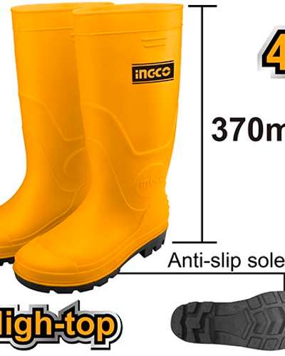 Bottes de pluie INGCO PVC imperméables — pointure 43