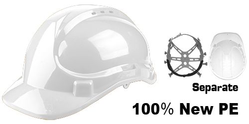 Casque de chantier INGCO blanc
