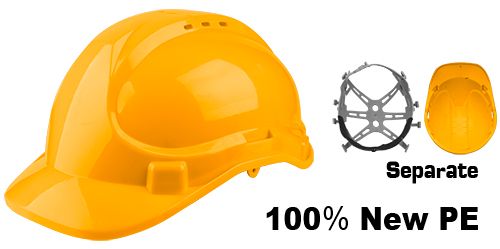 Casque de chantier INGCO jaune