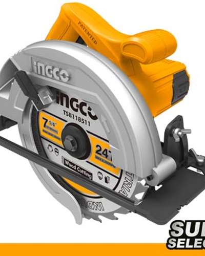 Scie circulaire INGCO 185 mm — 1400 W