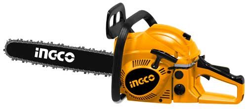 Tronçonneuse thermique INGCO 46 cm³ — guide 18″