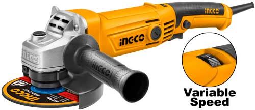 Meuleuse d'angle INGCO 125 mm — 1010 W à vitesse variable