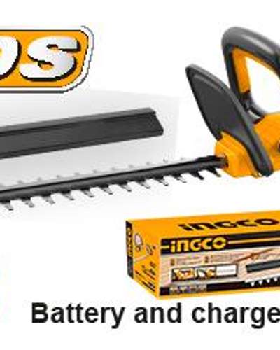 Taille-haie sans fil INGCO 20V — lame 460 mm, sans batterie ni chargeur