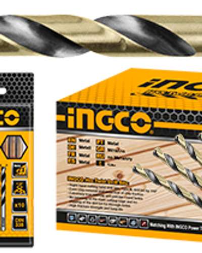 Foret à métaux HSS INGCO — Ø 10 mm (lot de 5)
