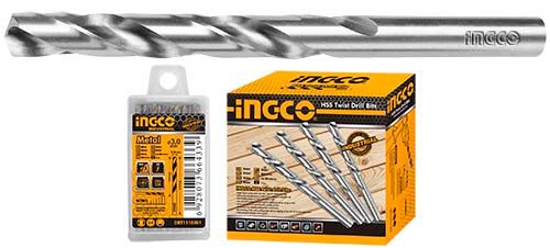 Foret à métaux M2-HSS INGCO — Ø 4 mm (lot de 10)