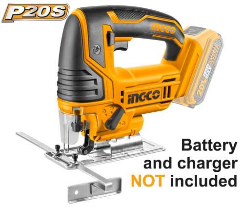 Scie sauteuse sans fil INGCO 20V — bois 80 mm