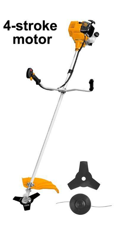 Débroussailleuse thermique INGCO 4 temps 31 cm³ — coupe-herbe et lame