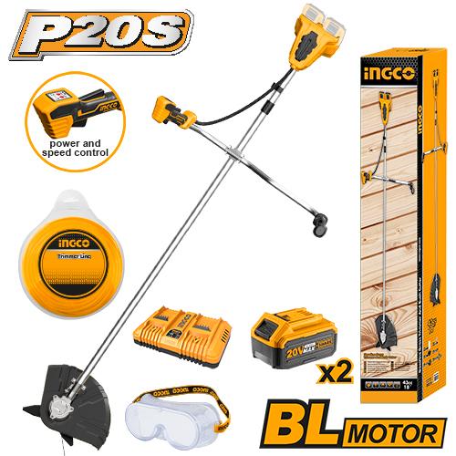Débroussailleuse sans fil INGCO 40V brushless — batteries incluses