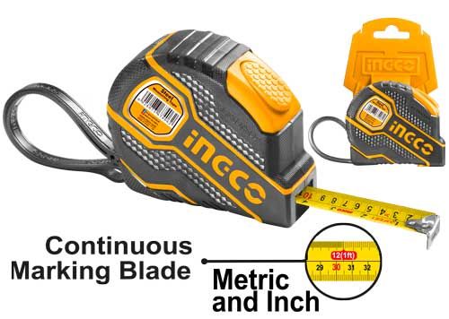 Mètre ruban acier INGCO 5 m x 19 mm