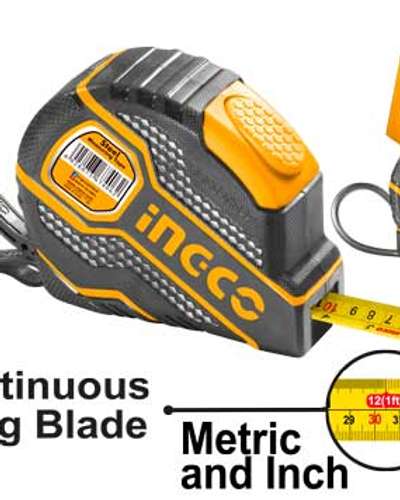 Mètre ruban acier INGCO 5 m x 19 mm