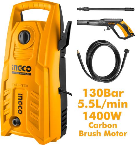 Nettoyeur haute pression INGCO 1400 W — 130 bar