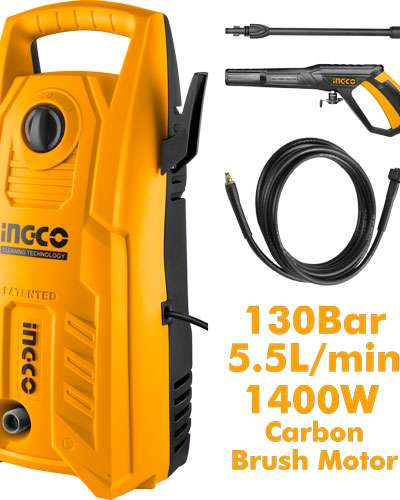 Nettoyeur haute pression INGCO 1400 W — 130 bar