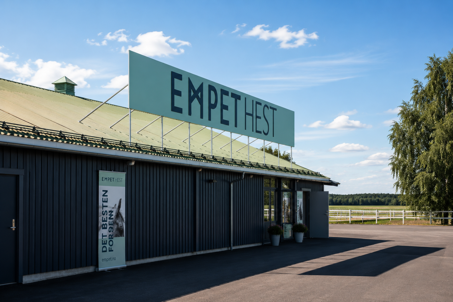 Bilde av klinikken EMPET HEST Jarlsberg. Hesteklinikken