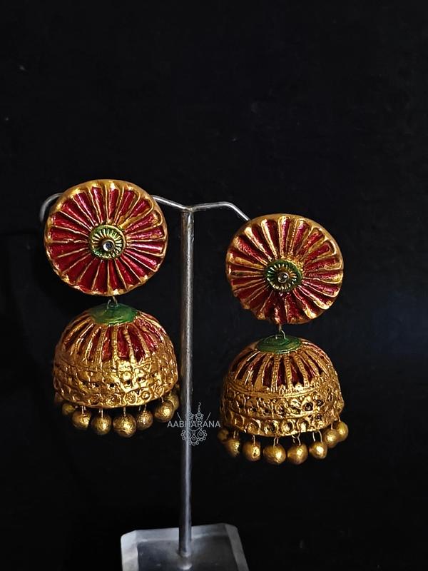 Surya_Kiran Terracotta Jhumki (Big Size)