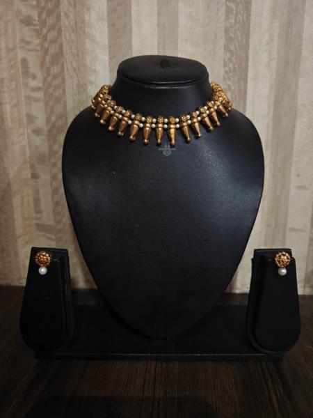 Replica of Traditional Mullamottu Necklace Set