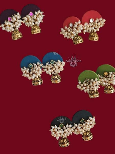 Fabric Earrings (Price for one pair)