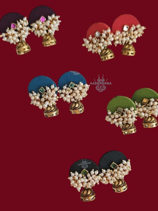 Fabric Earrings (Price for one pair)
