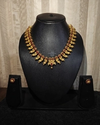 Handcrafted Gold Terracotta Bridal Choker Necklace Set 1