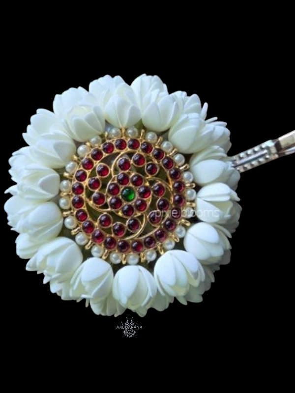 Artificial Jasmine Hair Clip