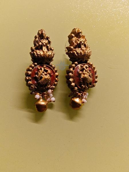 Lekshmi-Peacock Studs 