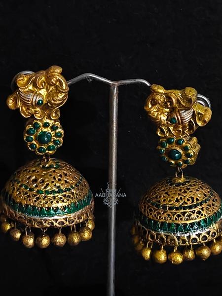 Royal Peacock Majesty Jhumki