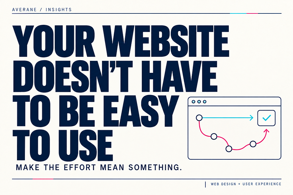 Intentional Friction in Website Design | Averane
