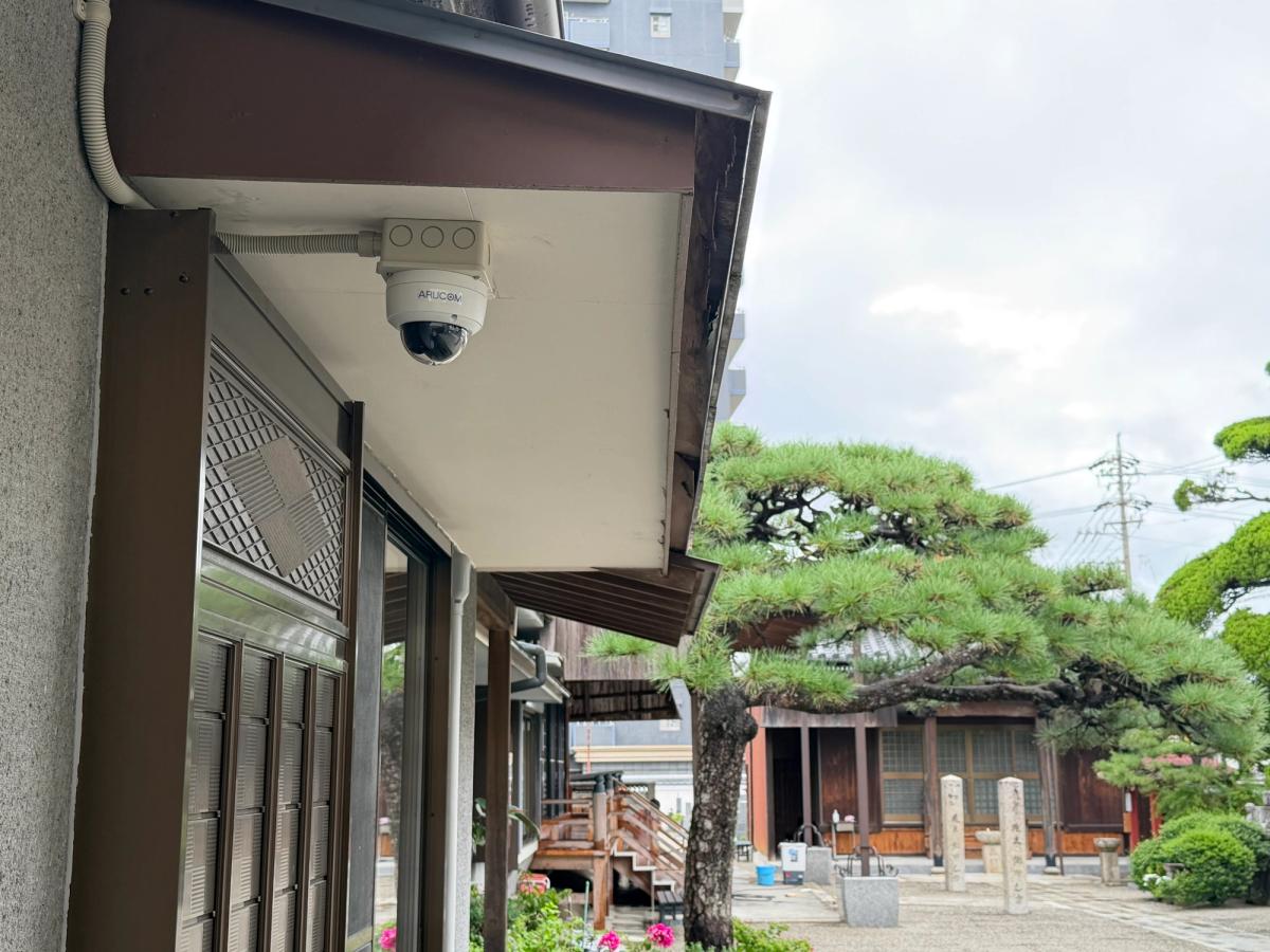 設置したカメラ