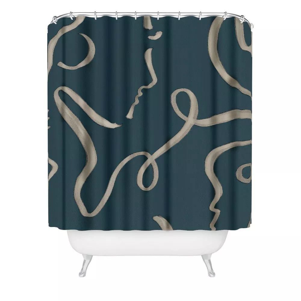 Lost in Translation' Shower Curtain by Kaitlin Hubert - society6