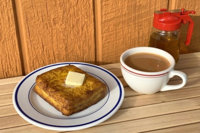 Classic Hong Kong Style French Toast - Plain (with Drink Set) — 香港風フレンチトースト(プレーン・具なし)ドリンクセット