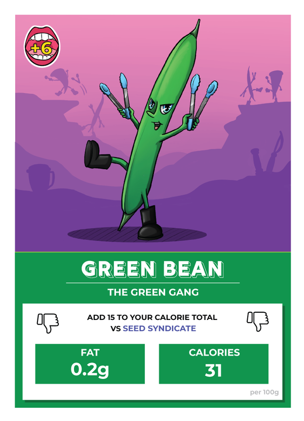 A card from the Food Fight card game showing one of the 60 Healthy Cards