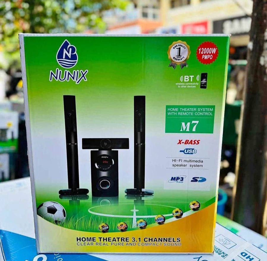 Nunix 3.1CH NU-M7 Home Theater Speaker System – Powerful Bluetooth Surround Sound