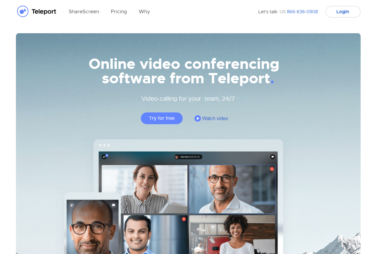 Online video conferencing software feature