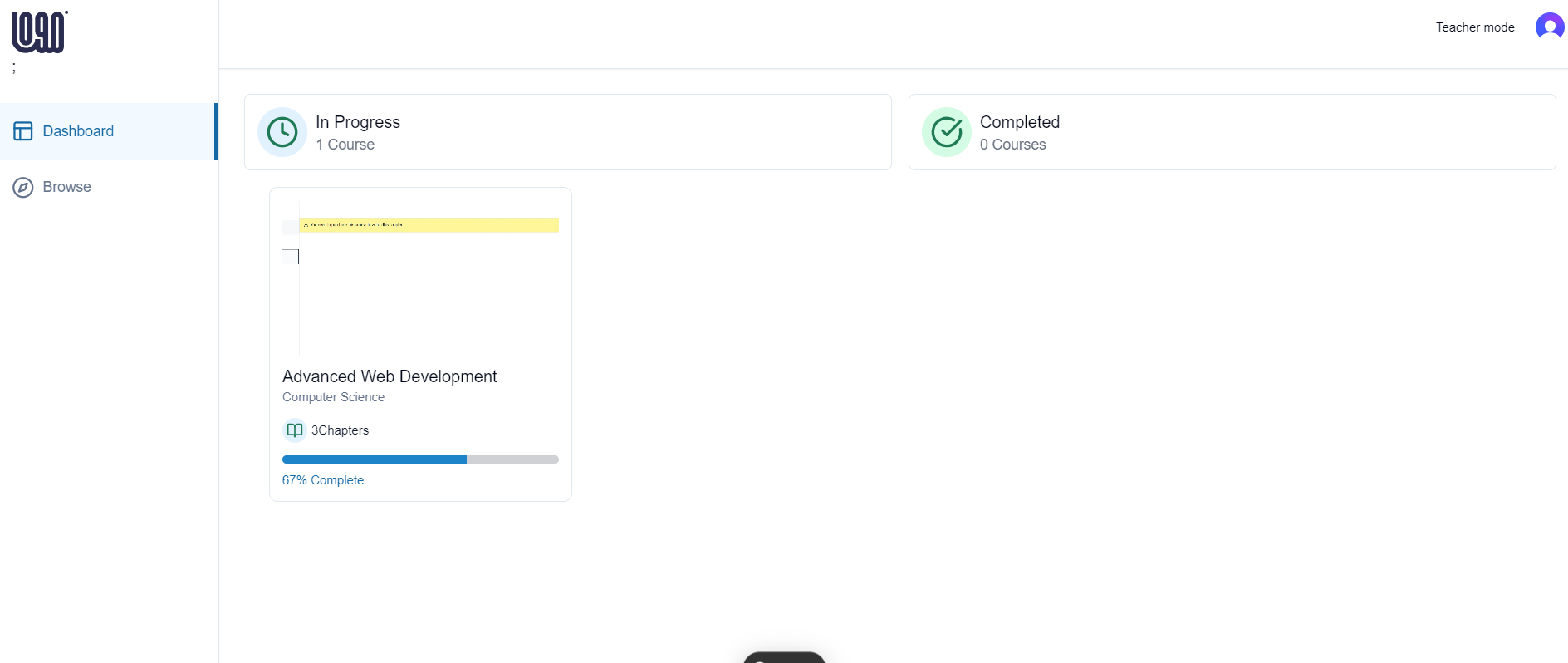 Developing a Full-Stack LMS Application feature