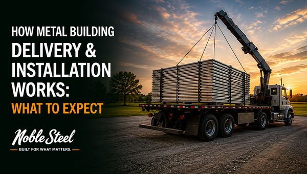 How Metal Building Delivery and Installation Works: What to Expect