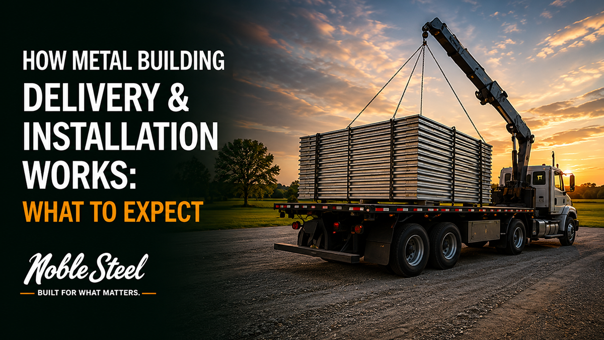 How Metal Building Delivery and Installation Works: What to Expect