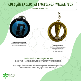 Chaveiros Interativos Copa do Mundo