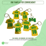 Chaveiro Camisa da Seleção - Personalizado 2