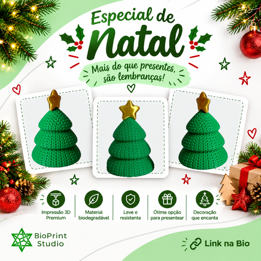 Árvore de Natal de Tricô