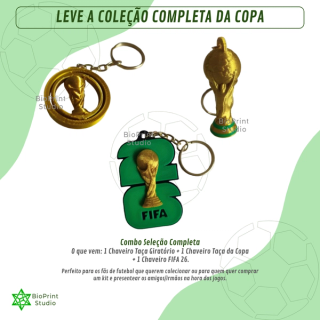 Combo Chaveiros Seleção