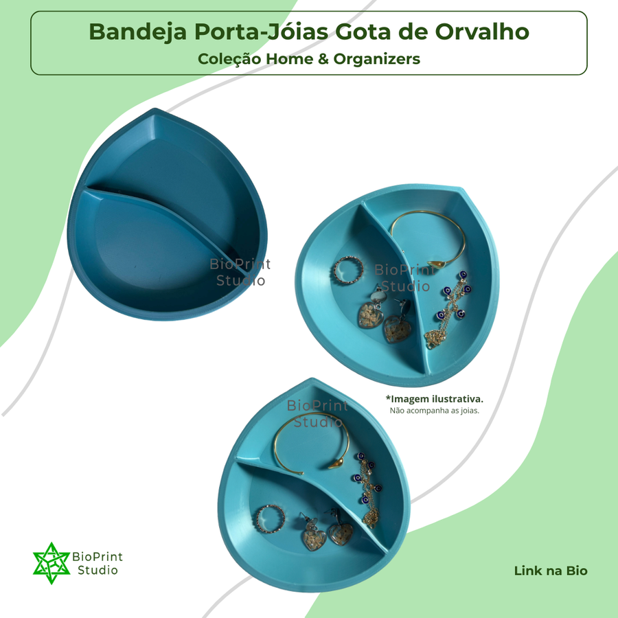 Porta-Jóias Gota de Orvalho