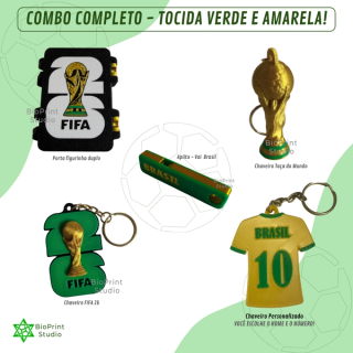 Kit completo - Torcida Verde e Amarela
