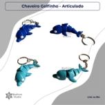 Chaveiro Golfinho Articulado Fidget Toy 1