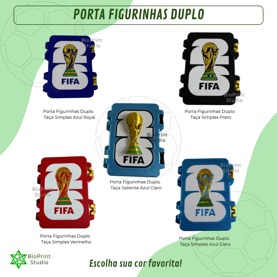 Porta Figurinhas Duplo