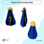 Escultura Nossa Senhora Aparecida - 9 cm 1