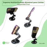 Suporte Multiarticulado Ajustável para Celular 2