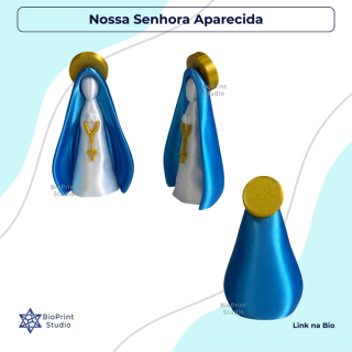 Escultura Nossa Senhora Aparecida - 13,5 cm